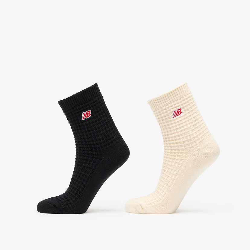 Ponožky New Balance Waffle Knit Ankle Socks 2-Pack Multicolor Rôznofarebný | LAS42132AS4