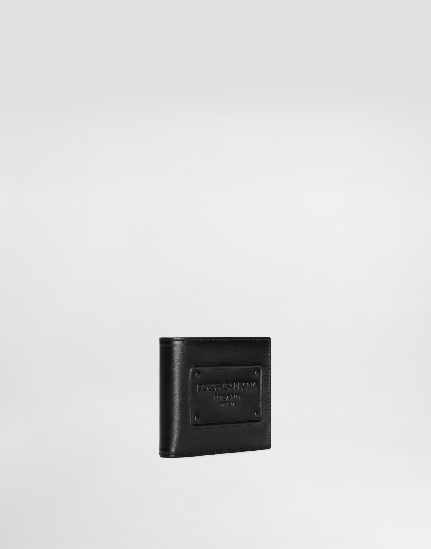 Peňaženka Dolce & Gabbana Calfskin Leather Bifold Wallet With Raised Logo Čierna | BP1321AG21880999, 1