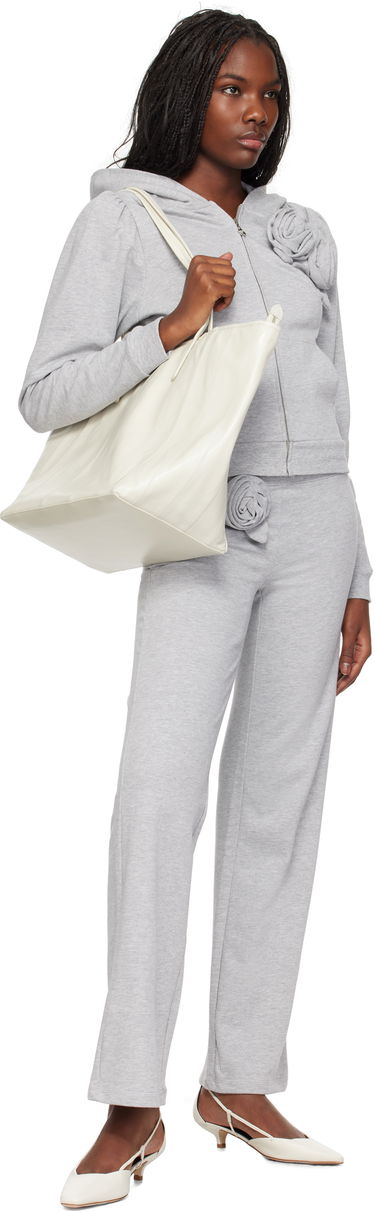 Tote bag BY FAR Leather Tote Bag Biela | MWBTT001LL002WH020PA, 3