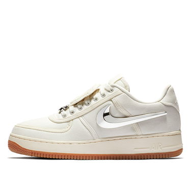 Tenisky a topánky Nike Travis Scott x Air Force 1 "Sail" Biela | AQ4211-101, 1
