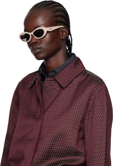 Slnečné okuliare Prada Symbole Cat-Eye Thick-Frame Sunglasses Béžová | 0PR 26ZS 8056262511367, 3