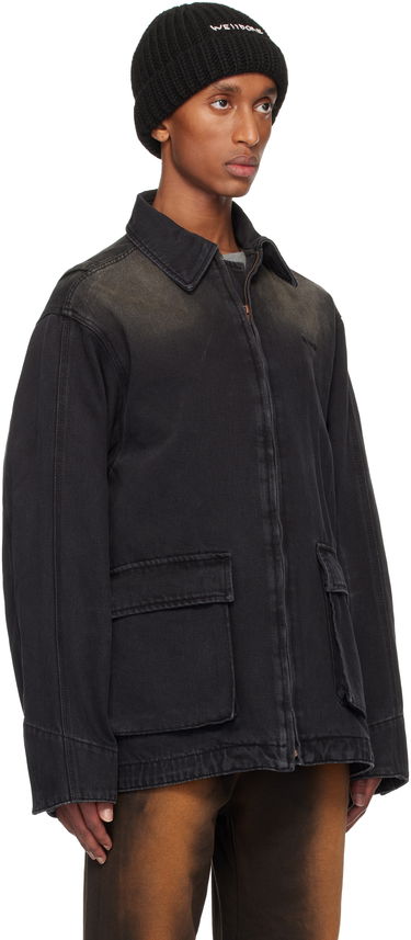 Kulicha We11done We11done Classic Washed Denim Jacket Čierna | WD-DJ3-24-334-U-BK, 1