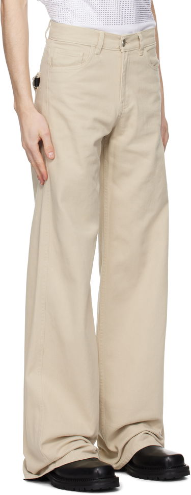 Nohavice Coperni Coperni Wide Leg Jeans Béžová | COPP95F2021MEN, 1