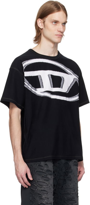 Tričko Diesel T-Doxt Graphic T-Shirt Čierna | A16185-0GIAS-9XX, 1