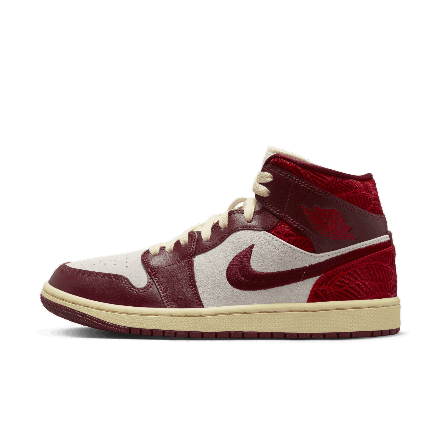 Tenisky a topánky Jordan Air Jordan 1 Mid SE "Tiki Leaf" W Vínová | DZ2820-601, 1