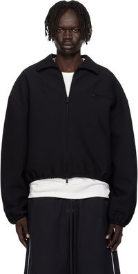 ESSENTIALS Bonded Canvas Zip-Up Jacket