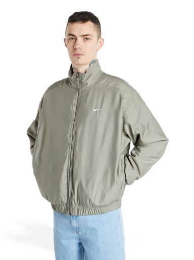 Bomber bunda Nike Lab Solo Swoosh Satin Bomber Jacket Zelené | DN1266-320