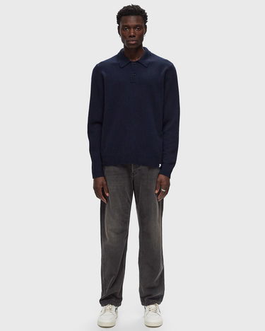 Polo tričko NORSE PROJECTS Standard Merino Lambswool Polo Čierna | N45-0621-7004, 1
