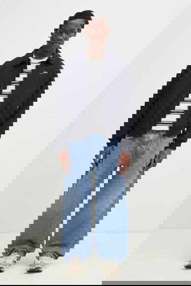 Bomber bunda Lacoste Wool Transitional Oversize Bomber Jacket Navy | BH2888, 5