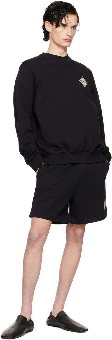 Šortky Casablanca Pearl Diamond Lounge Shorts Čierna | MPS25-JTR-003-03, 3