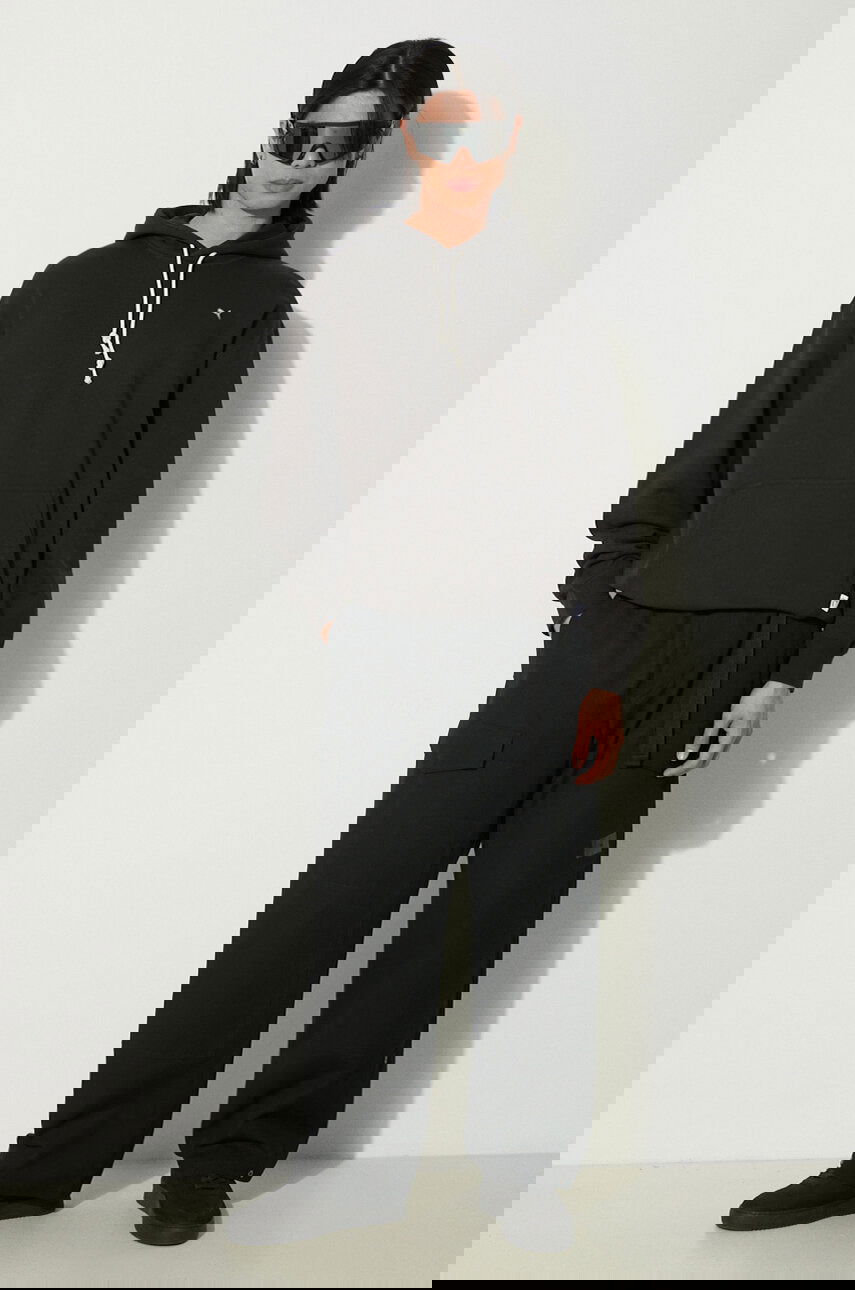 Mikina Puma MMQ Pullover Hoodie with Drawstrings and Kangaroo Pocket Čierna | 624011, 1