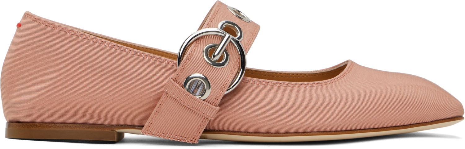 Starostlivosť o obuv Aeyde Aeyde Uma Eyelet Ballerina Flats Ružová | A11-FL-RKLS08FL159-SS25-1018-069, 0