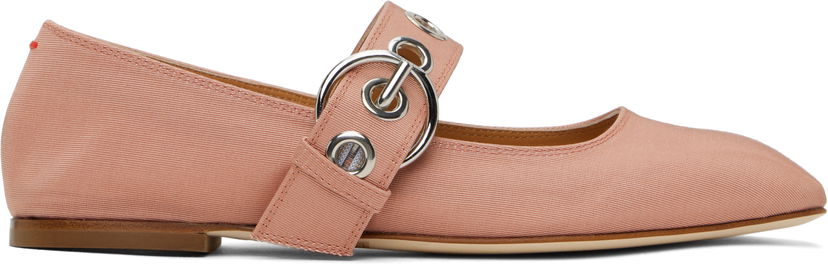 Starostlivosť o obuv Aeyde Aeyde Uma Eyelet Ballerina Flats Ružová | A11-FL-RKLS08FL159-SS25-1018-069