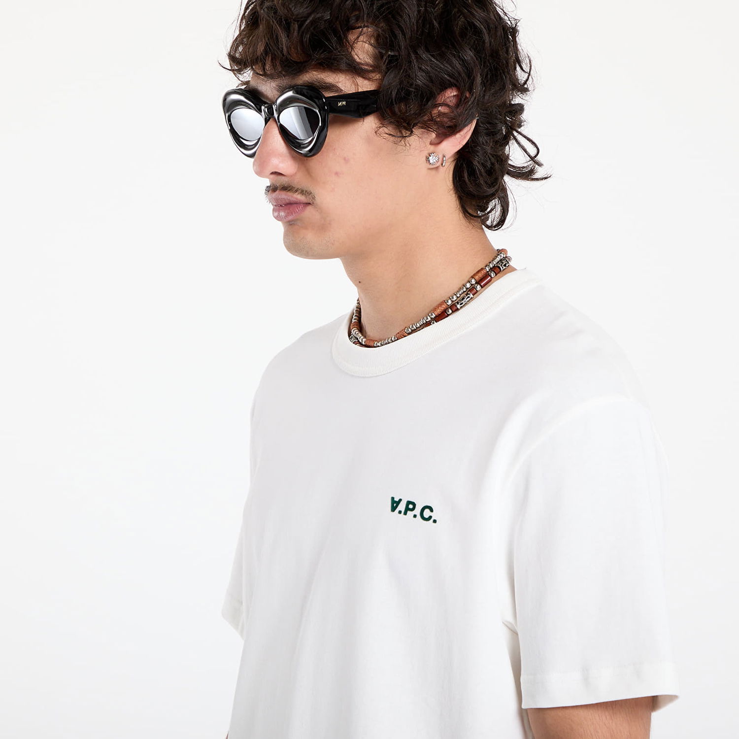 Tričko A.P.C. A.P.C. Boxy Petit Vpc T-Shirt Biela | COHBQ-H26391 ALK, 1