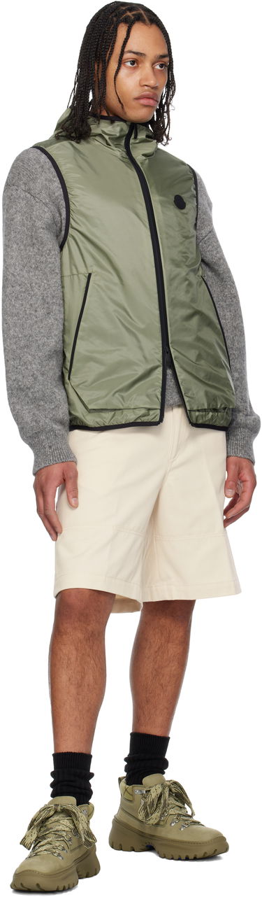 Šortky Moncler Moncler Cotton Bermuda Shorts Béžová | K10912B00008M6724, 3