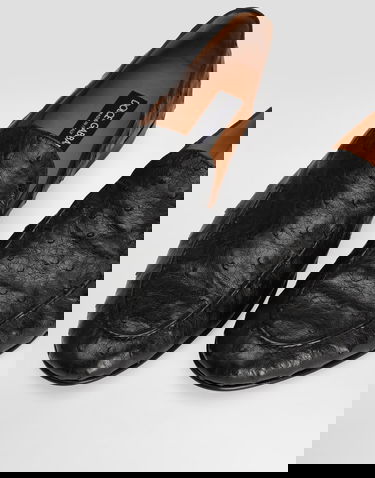 Doplnky Dolce & Gabbana Dolce & Gabbana Ostrich Leather Loafers Čierna | A50716AE43680999, 3