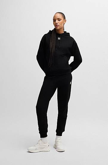 Tepláky BOSS Cotton-Terry Tracksuit Bottoms Čierna | 50522417, 1