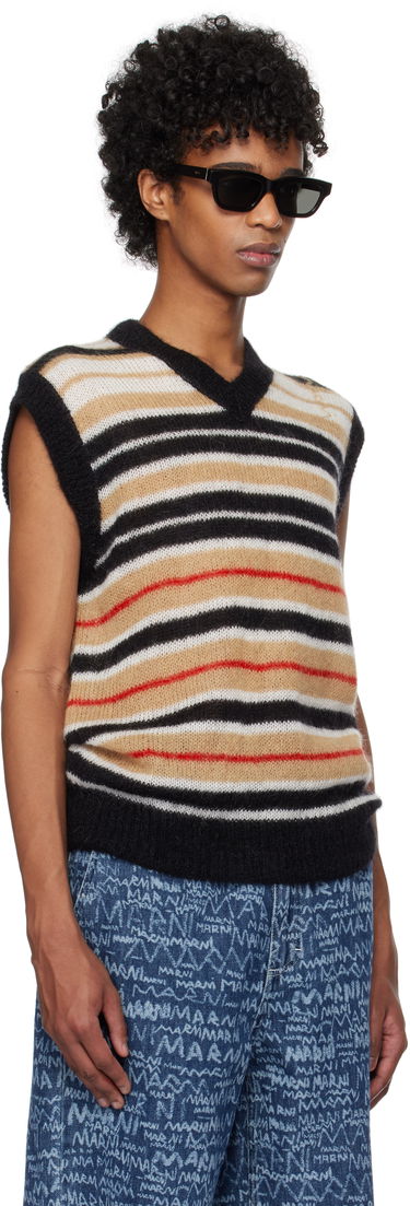 Sveter Marni Marni Striped Fuzzy Vest Rôznofarebný | CVMG0136Q0 UFU178, 1