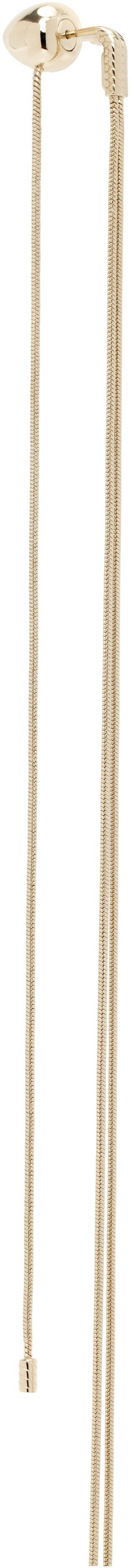 Náhrdelník Alaïa ALAÏA Double Strand Earrings Metalická | AA2B144LA006, 1