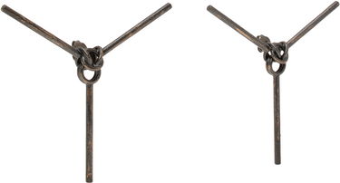 Náušnice Y/PROJECT Curb Chain Earrings Metalická | 640EA029, 1
