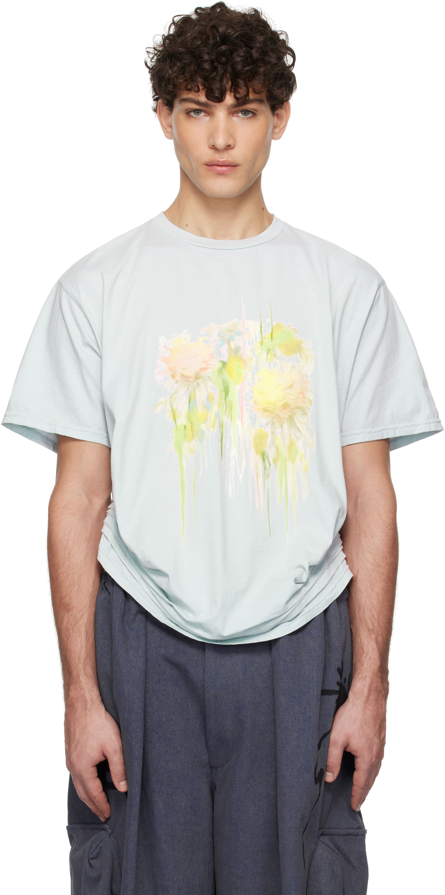Tričko Collina Strada Collina Strada Katina Duo Graphic T-Shirt Zelené | XX3053, 0