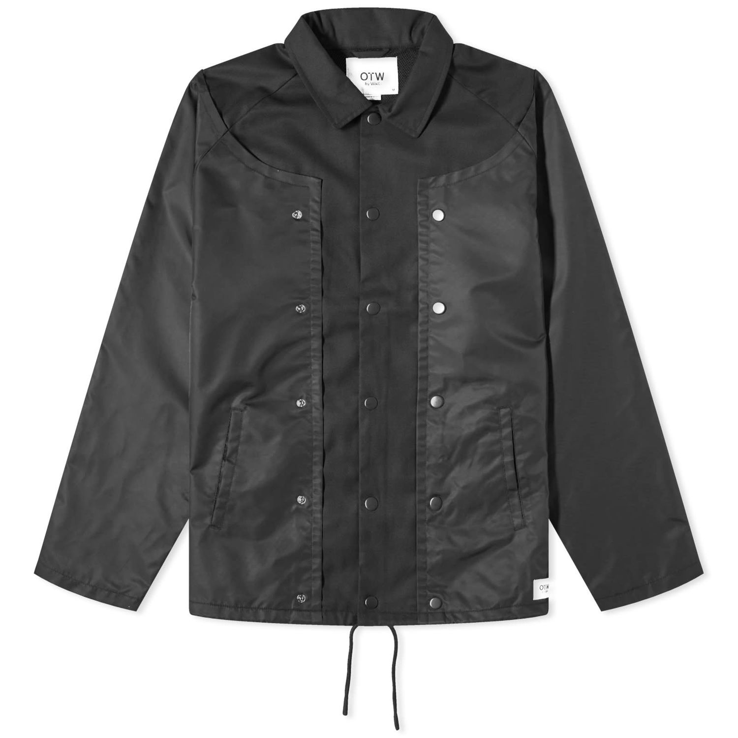 Bunda Vans OTW Duo Tone Coaches Jacket Čierna | VN000GBXBLK, 0