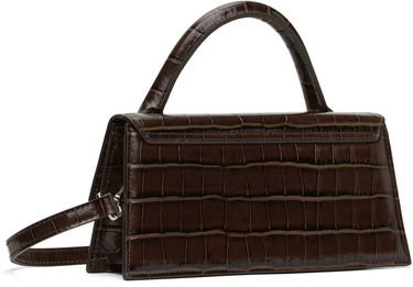 Kabelka Jacquemus Jacquemus 'The long Chiquito' Croc-Embossed Top Handle Bag Hnedá | 25E213BA004-4301, 2