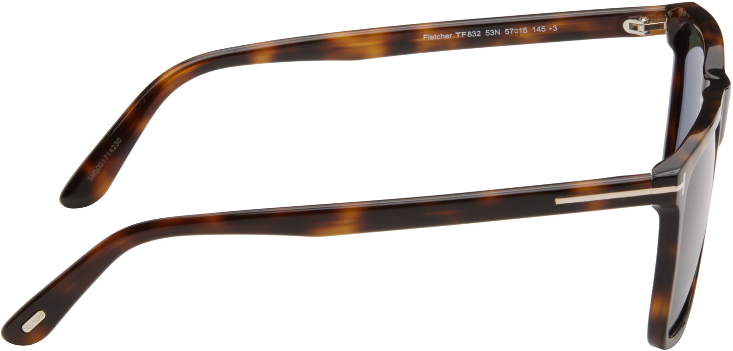 Slnečné okuliare Tom Ford Tom Ford Polarized Fletcher Sunglasses Hnedá | FT0832_5753N, 1