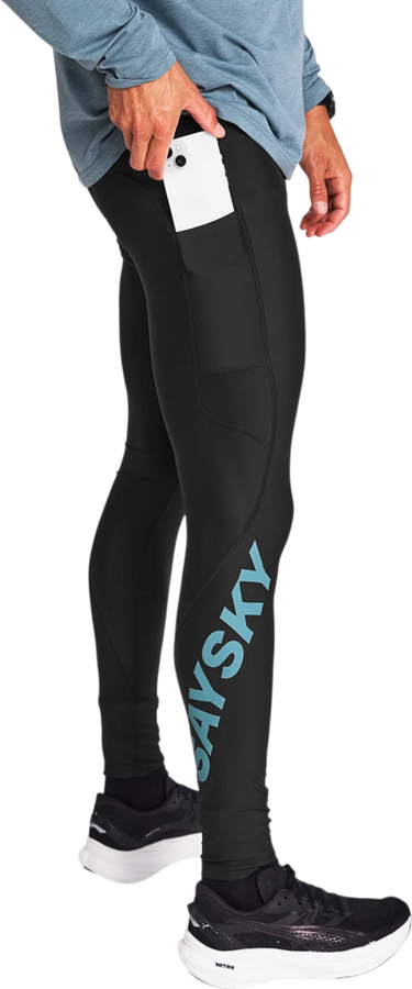 Ponožky Saysky Logo Motion+ Long Tights Čierna | omrlt51c901-omrlt51c901, 1