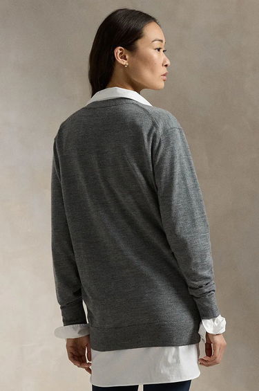 Sveter Polo by Ralph Lauren Wool Cardigan Šedá | 211956233, 1