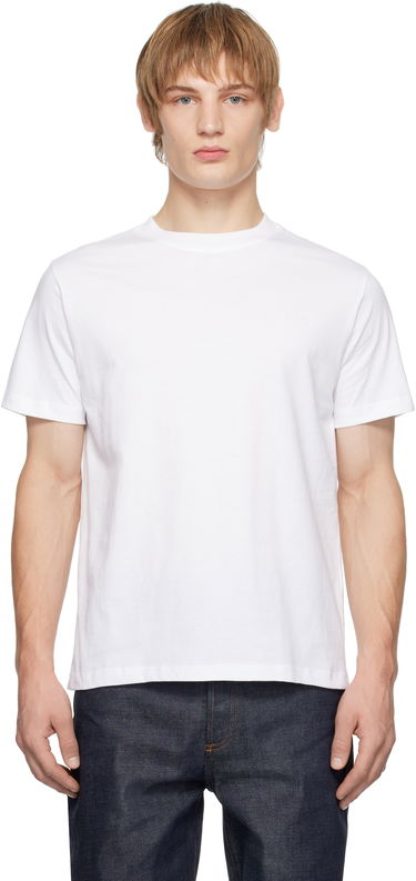 Tričko A.P.C. Standard Embroidered Logo T-Shirt Biela | COHBW-M26392, 0