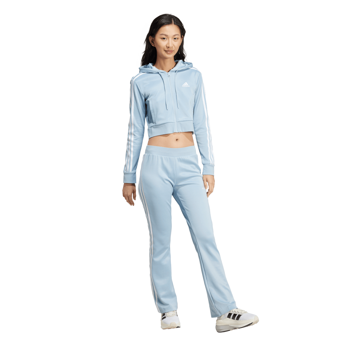 Súprava adidas Originals Glam Cropped Tracksuit Modrá | IX1118, 0