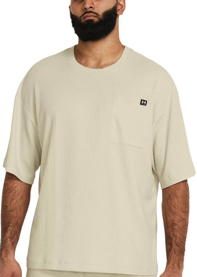 Tričko Under Armour UA Rival Waffle Crew-BRN Béžová | 1383106-273, 0