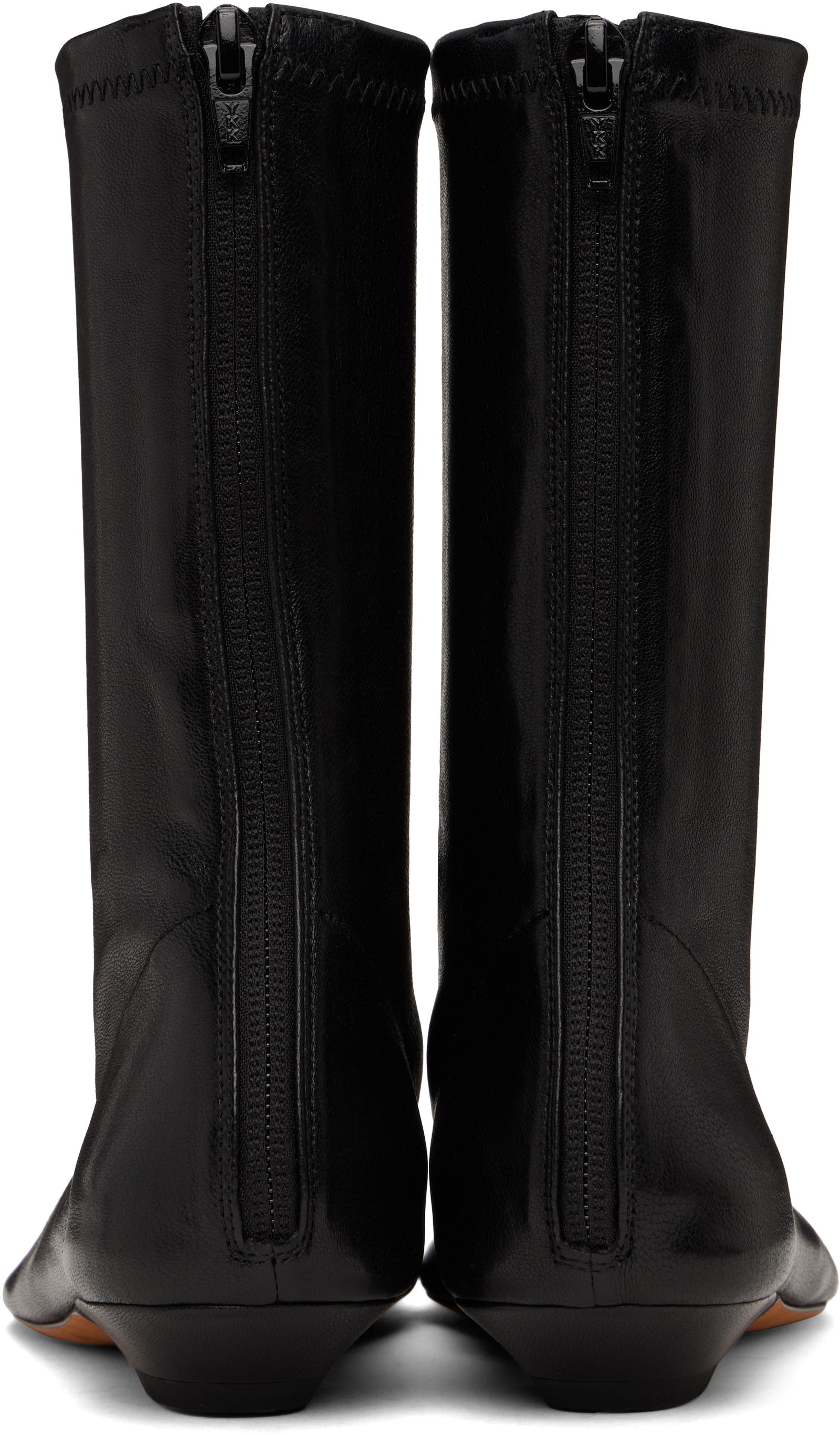Khaite Apollo Flat Ankle Boots