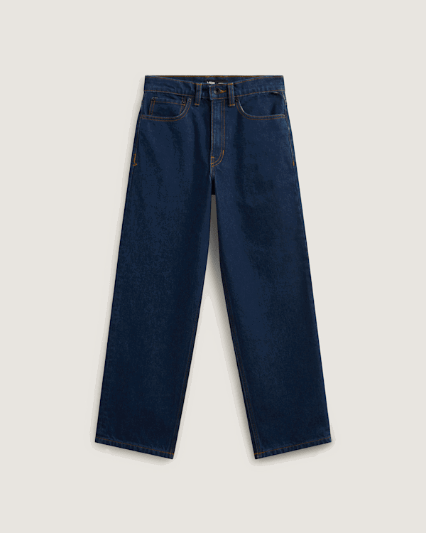 Nohavice Vans Vans Check-5 Loose Denim Trousers Modrá | VN000Q09GC6