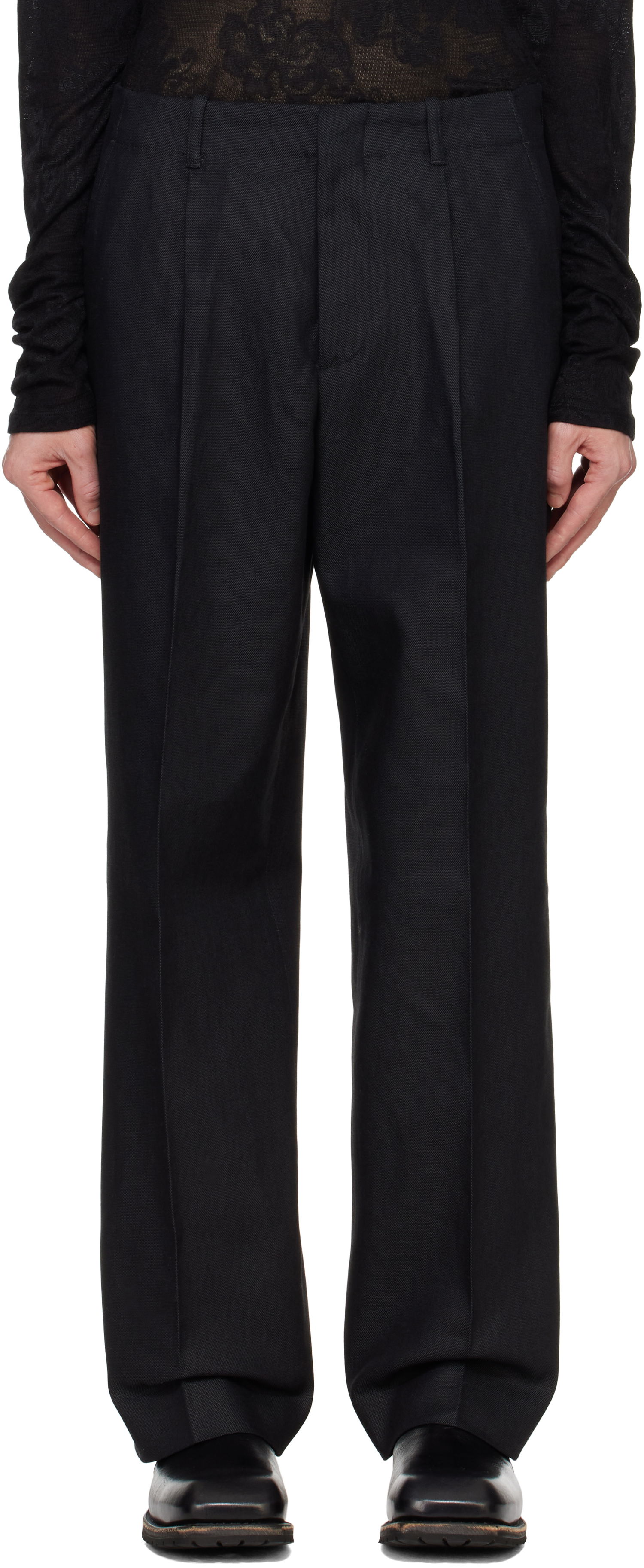 Nohavice OUR LEGACY Chino Trousers Čierna | M4244BD, 0