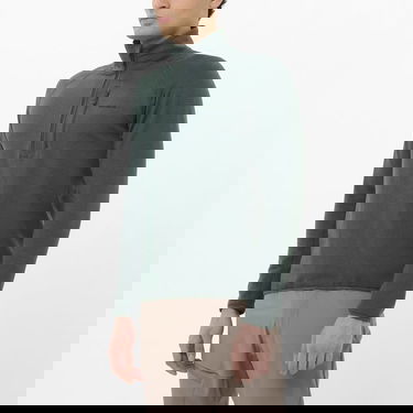 Sveter Salomon Lightwarm Quarter-Zip Fleece Top Zelené | LC2707000, 0