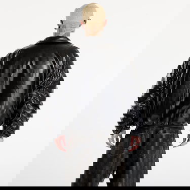 Bomber bunda MISBHV Faux Leather Puffer Bomber Jacket Black Čierna | 251M427, 4