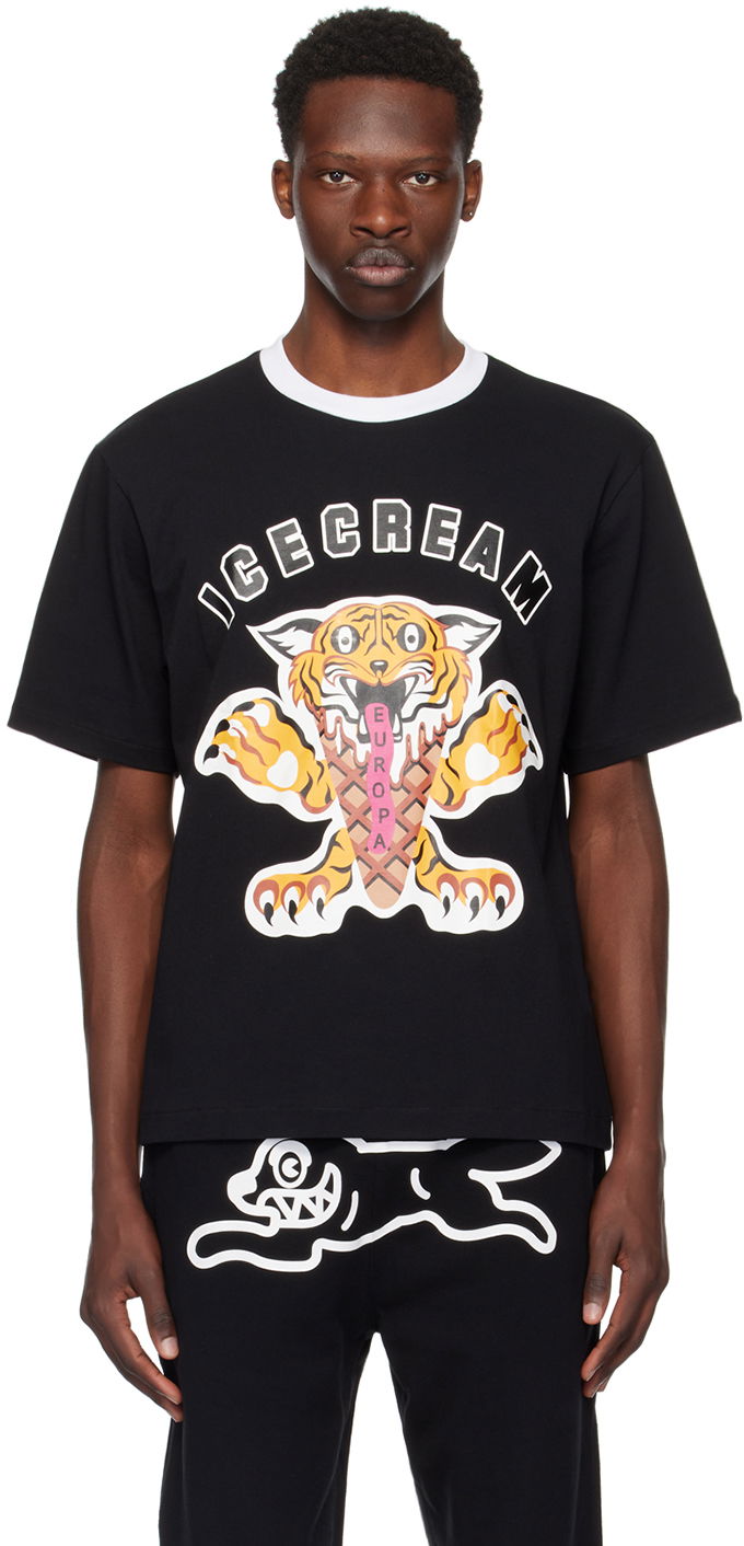 Tričko BBC IceCream ICECREAM Tiger Graphic T-Shirt Čierna | IC24237, 0