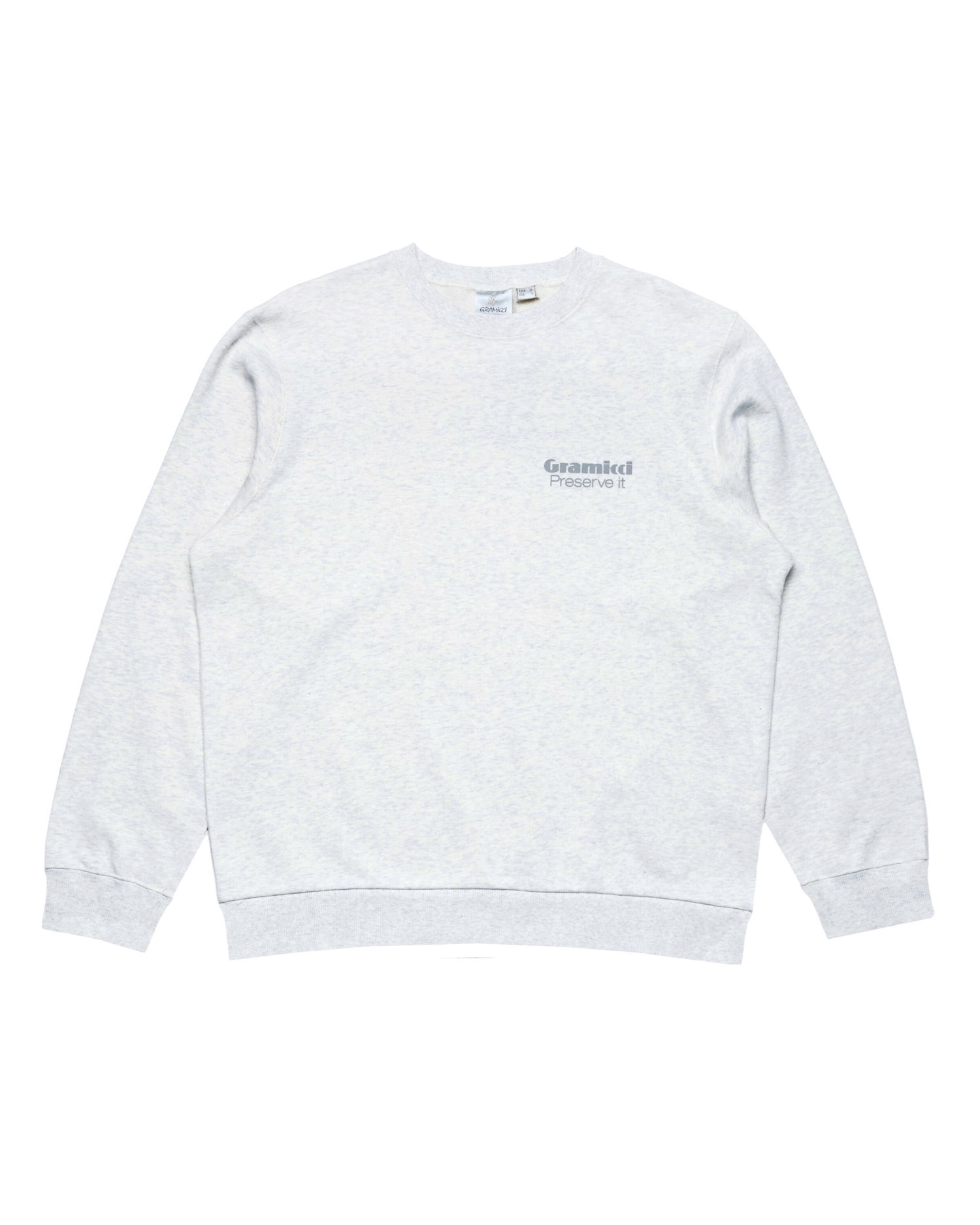 Mikina GRAMICCI PRESERVE-IT Sweatshirt Šedá | G3FU-J077-AHE, 0