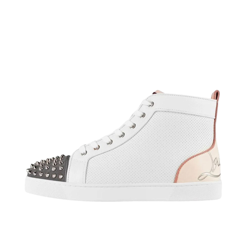 Tenisky a topánky Christian Louboutin Fun Lou Spikes Flat Biela | 3220146 CMA3