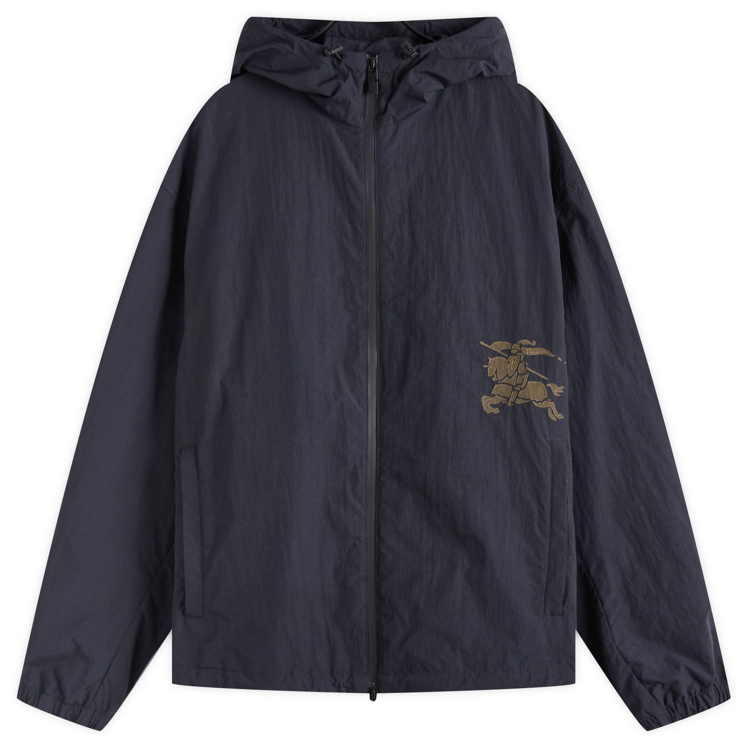 Vetrovka Burberry Burberry Flagpole Knit Nylon Windbreaker, Size Large Navy | 8104913-C1765, 1