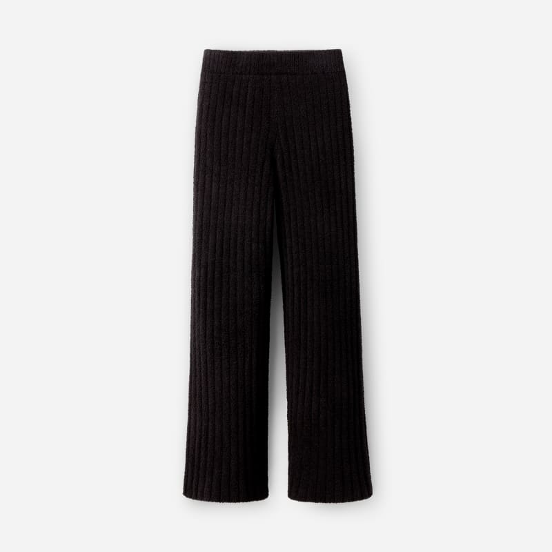 Nohavice UGG Ribbed Terri Jogger Pants Čierna | 1163170-BLK
