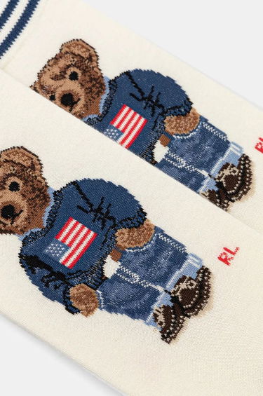 Ponožky Polo by Ralph Lauren Socks with Bear Béžová | 455957939, 1