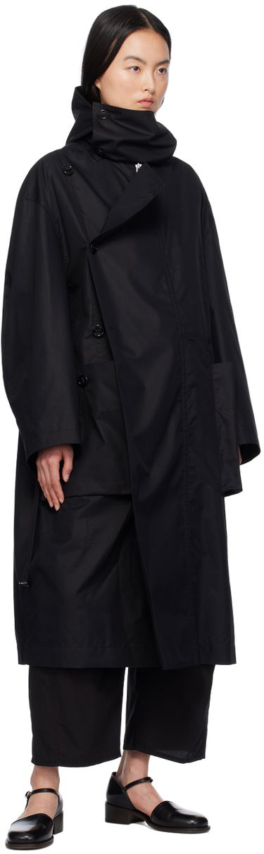 Nohavice LEMAIRE Cropped Drawstring Trousers Čierna | PA1110 LF1218, 3