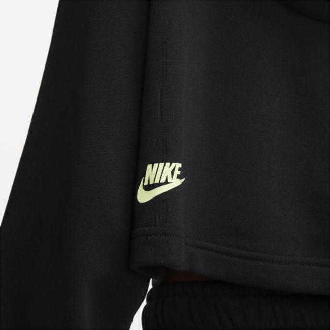 Sportswear Cropped Fleece Dance Hoodie