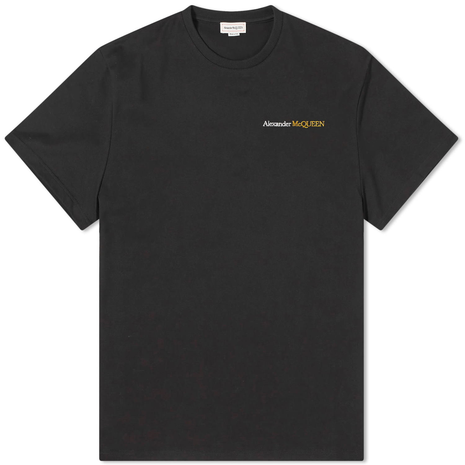 Tričko Alexander McQueen Embroidered Logo T-Shirt Čierna | 776281-QXAAB-0552, 0
