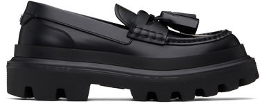 Tenisky a topánky Dolce & Gabbana Brushed Calfskin Loafers Čierna | A30262AB640, 0