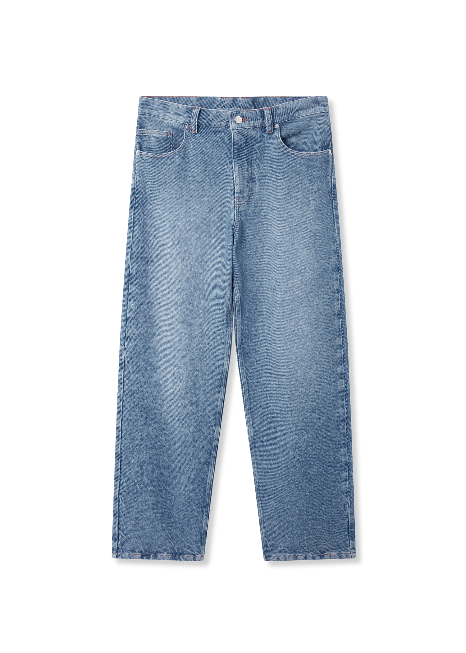 Džínsy AXEL ARIGATO Relaxed Fit Twill Jeans Modrá | A3261001, 0