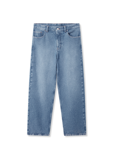 Džínsy AXEL ARIGATO Relaxed Fit Twill Jeans Modrá | A3261001, 0